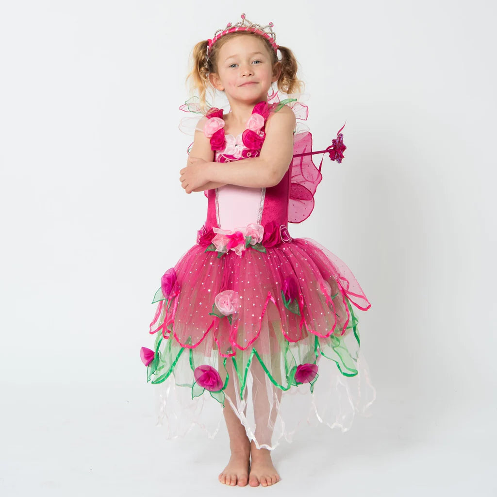 Bloom Fairy Dress Hot Pink – Little Trooper Limited