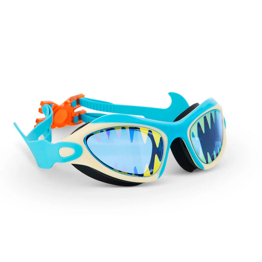 Bling2O Megamouth Shark Tooth White Swim Goggles