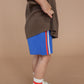 Grown Milano Stripe Shorts Pacific