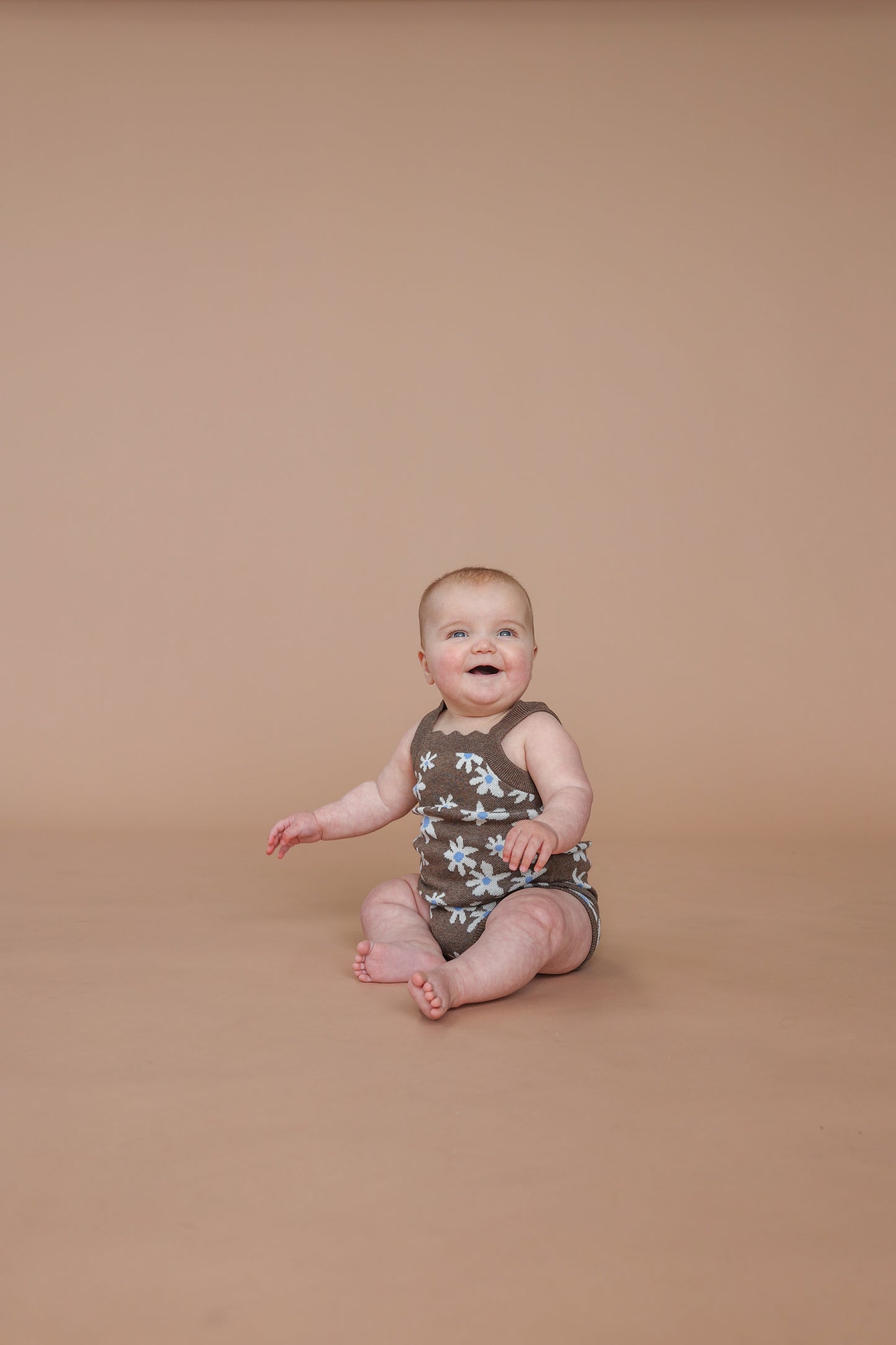 Grown Wild Flower Singletsuit Mud