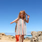 Grown Summer Stripe Shift Cotton Dress