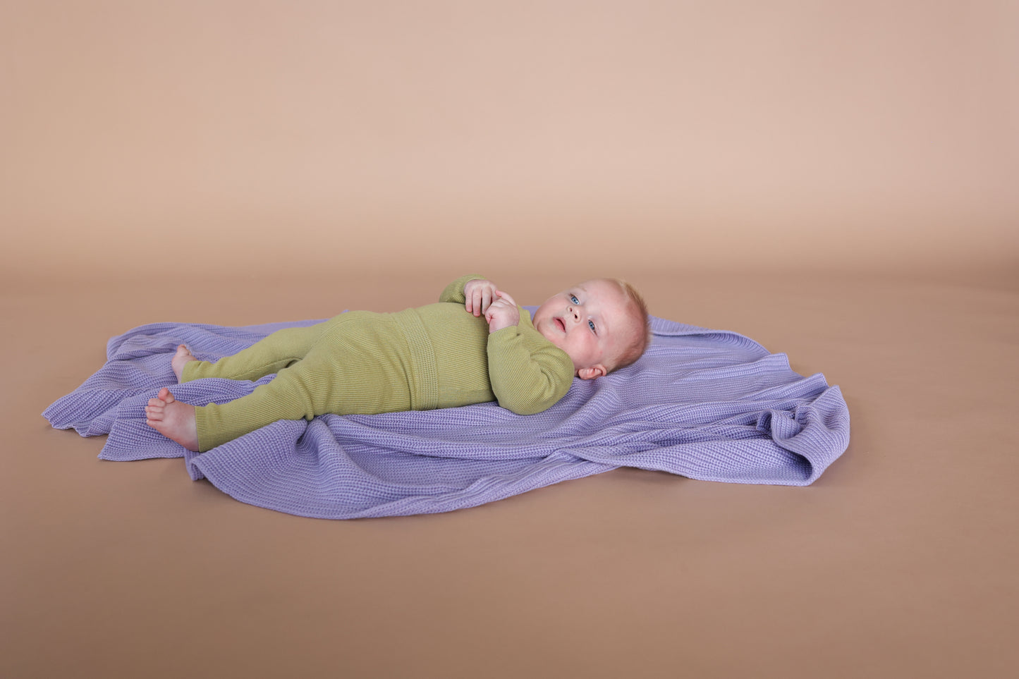 Grown Organic Essential Baby Blanket Iris