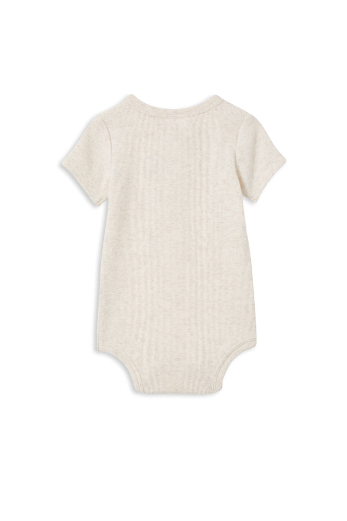 Milky Baby Ecru Rib Bubbysuit