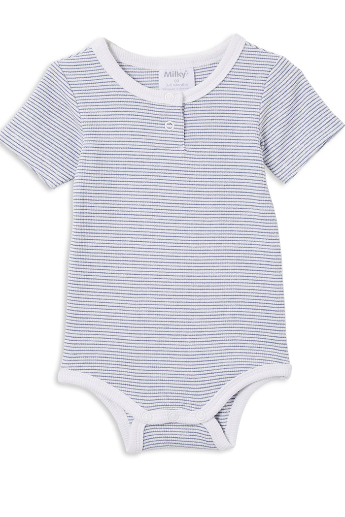 Milky Baby Pebble Rib Bubbysuit