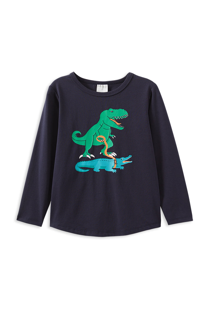 Milky Dino Long Sleeve Tee