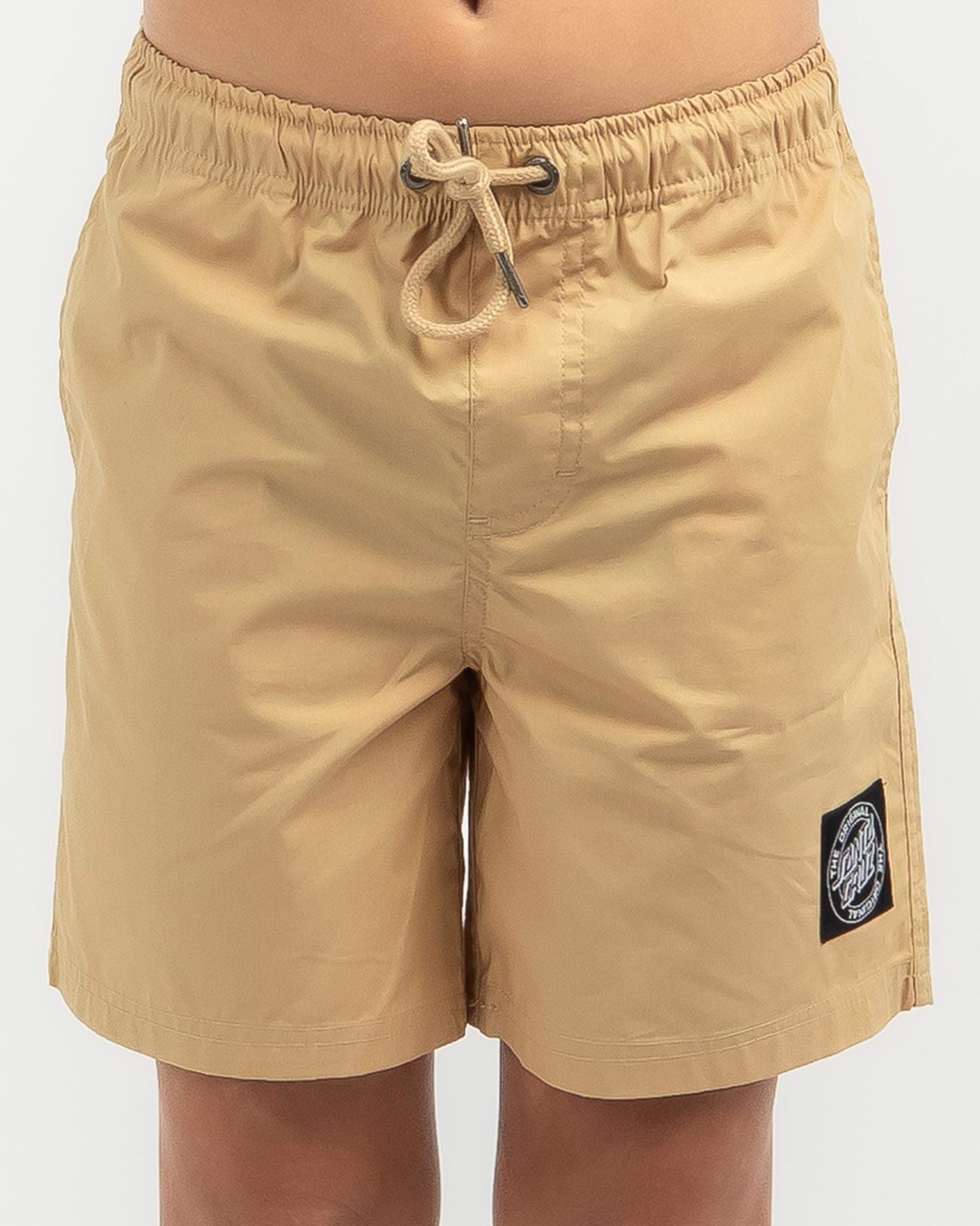 Santa Cruz MFG Cruzier Solid Beach Short Tan