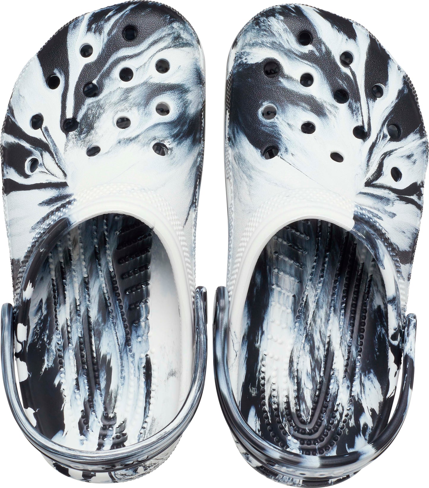 Crocs Classic Marbled Clog Toddlers Black/White