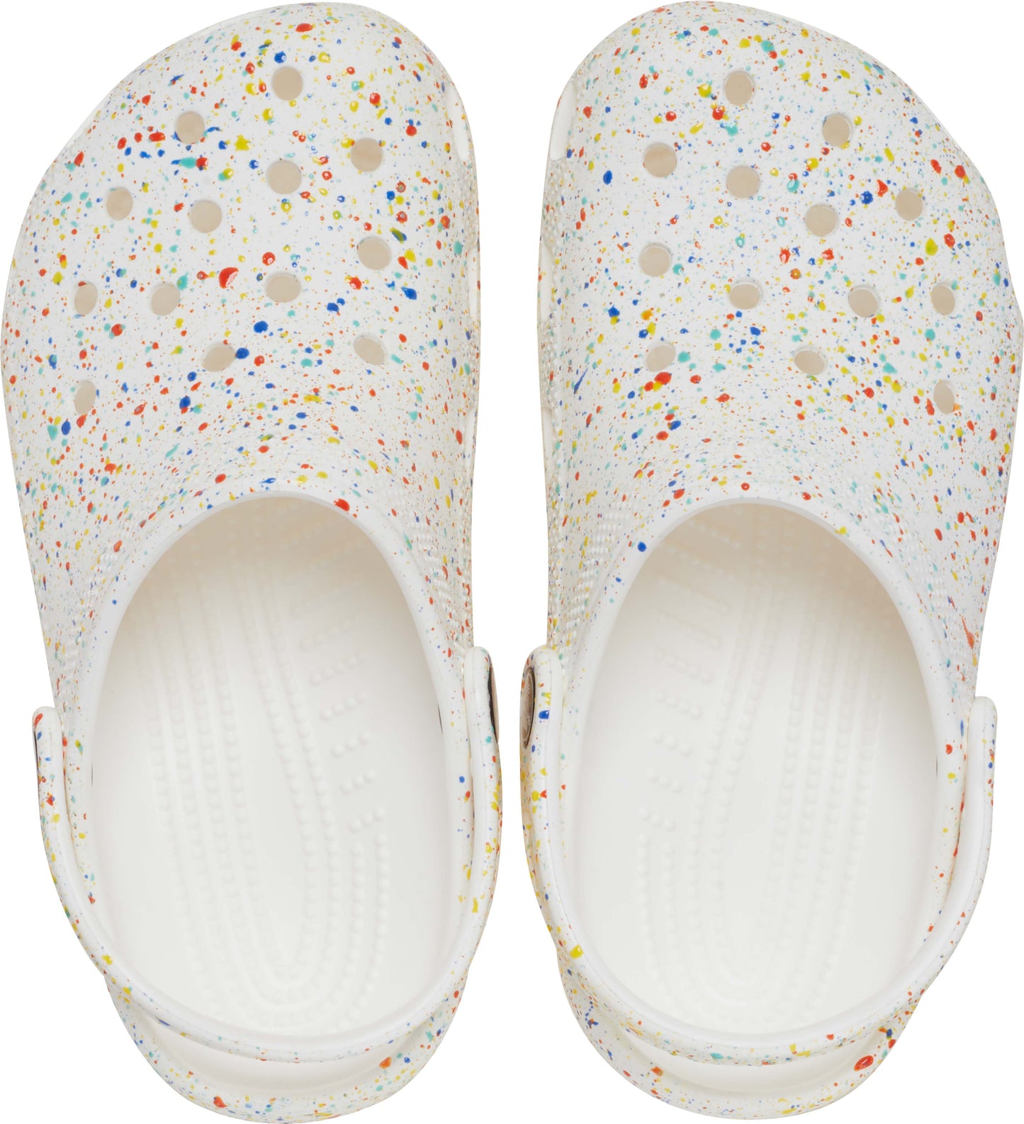 Crocs Classic Paint Splatter Clog Kids White/Multi