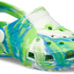 Crocs Classic Glow Marbled Clog Toddler Prep Blue/Multi