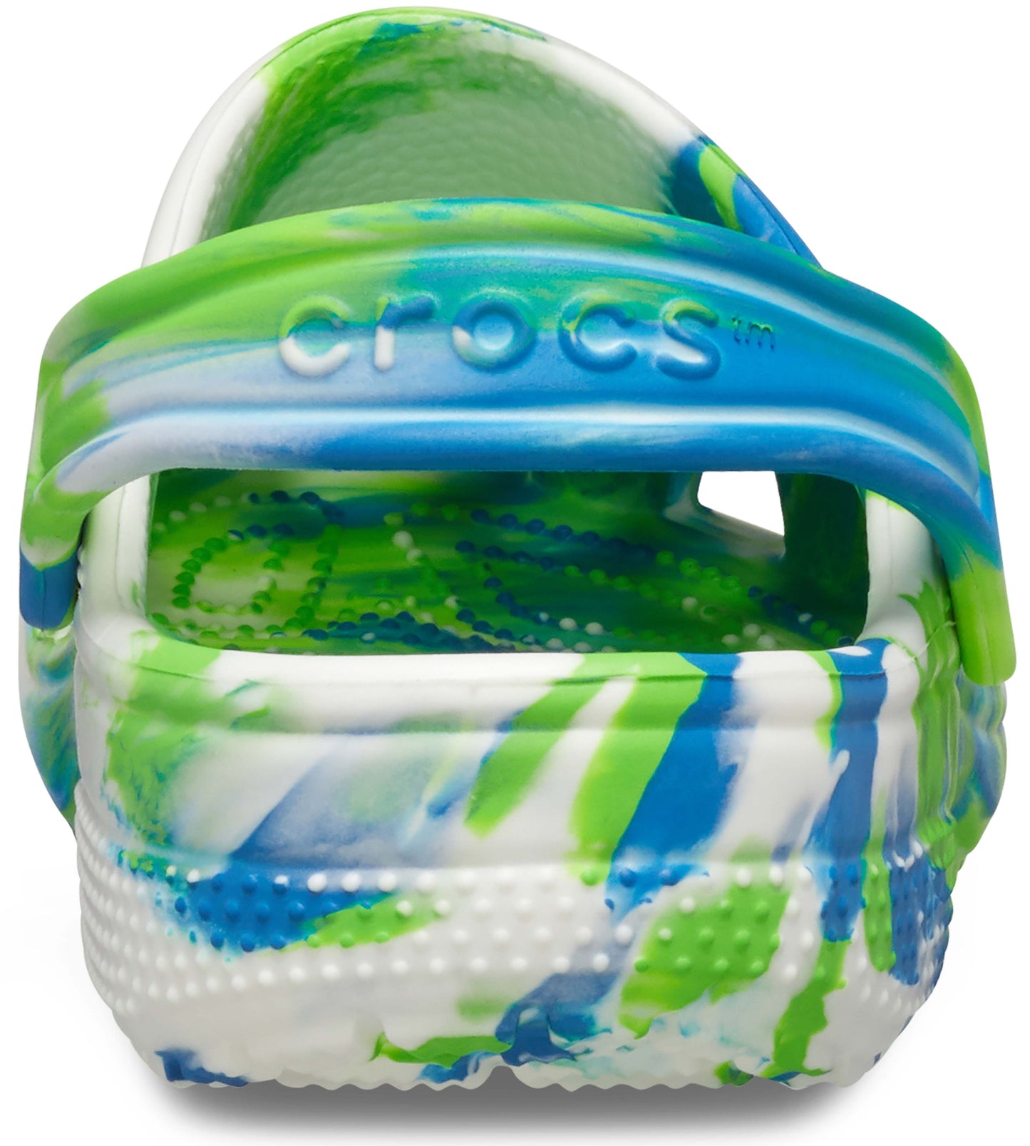 Crocs Classic Glow Marbled Clog Toddler Prep Blue/Multi