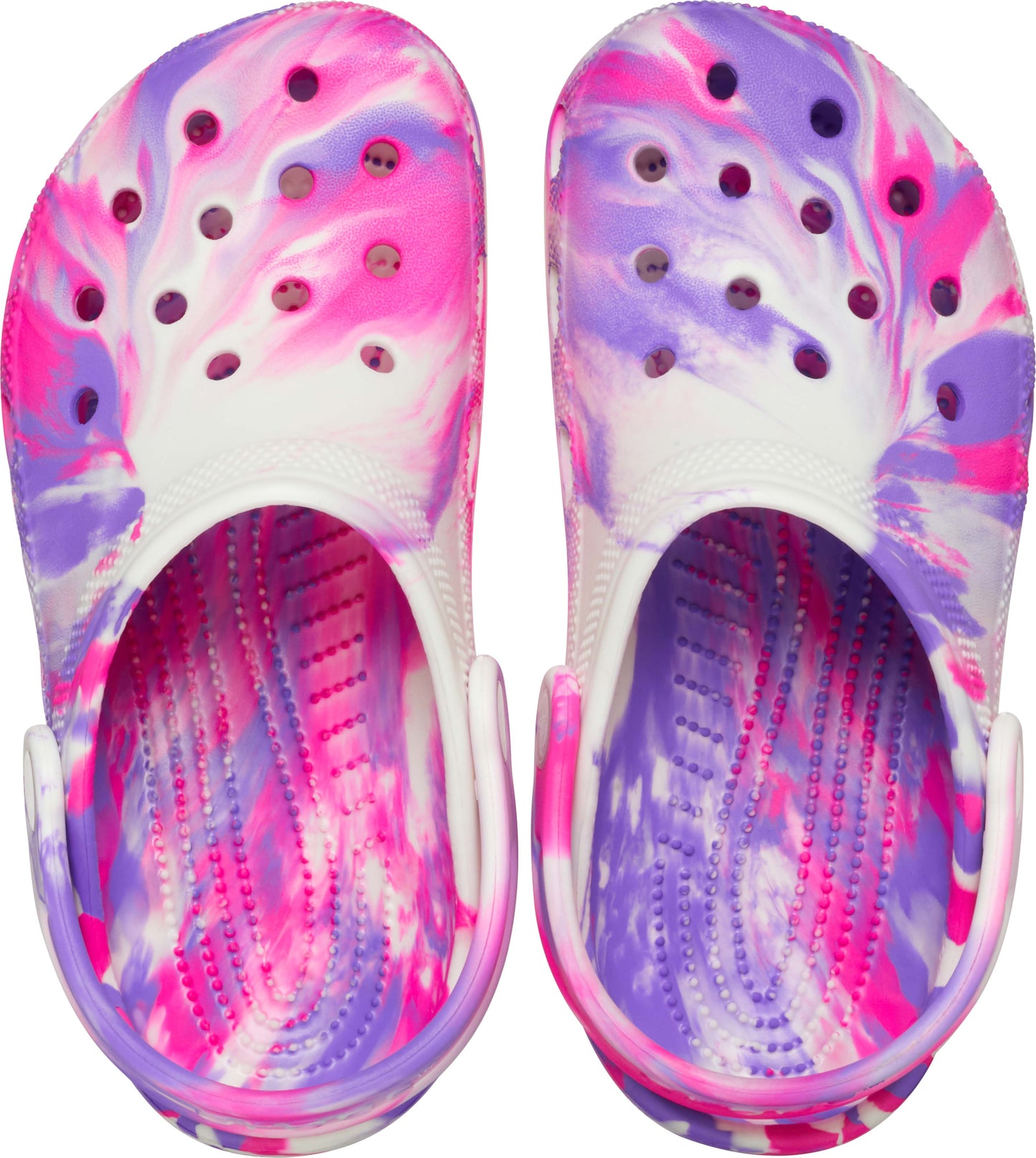 Crocs Classic Glow Marbled Clog Toddler Pink Crush/Multi