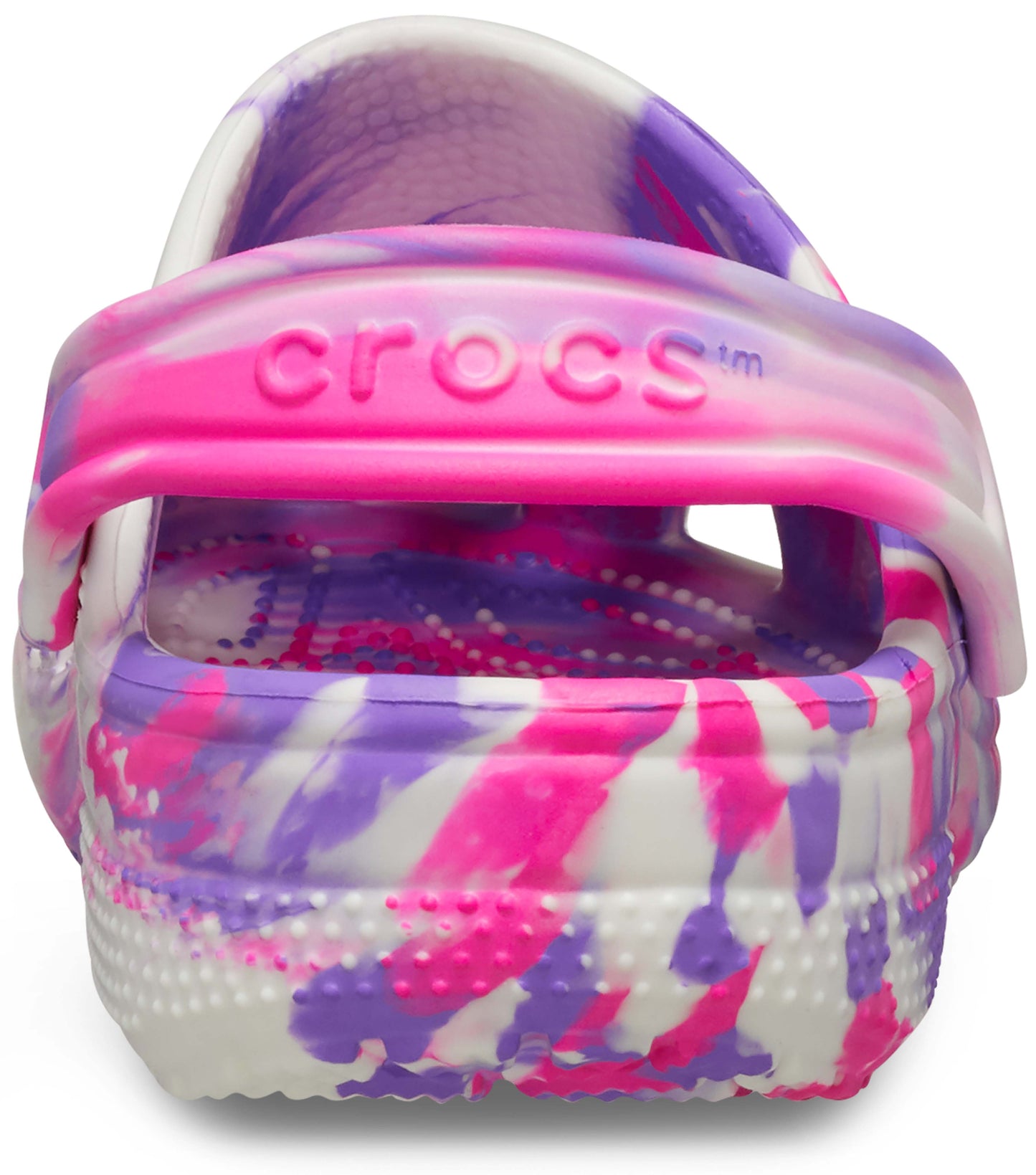 Crocs Classic Glow Marbled Clog Toddler Pink Crush/Multi