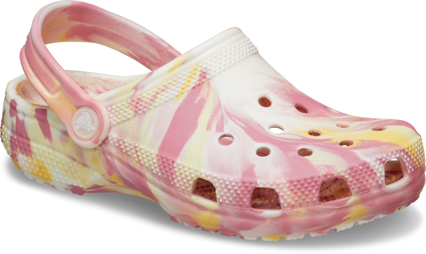 Crocs Classic Glow Marbled Clog Kids Daylily/Multi