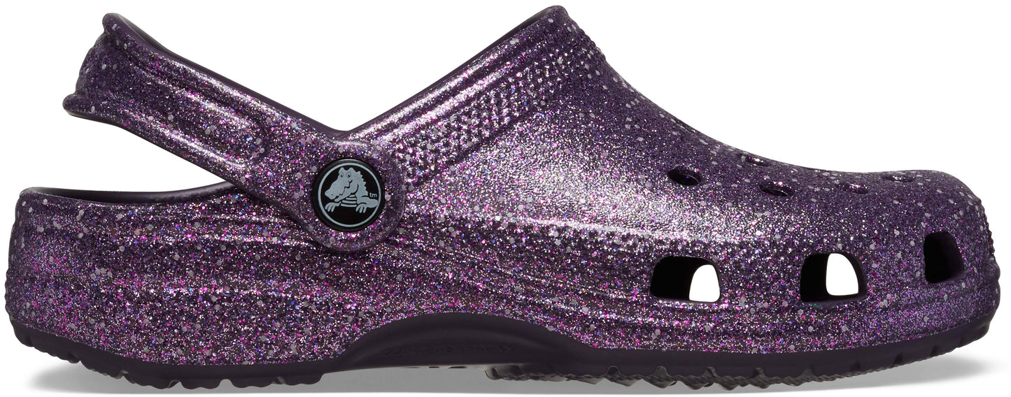 Crocs Classic Space Glitter Clog Toddlers Dark Iris/Multi