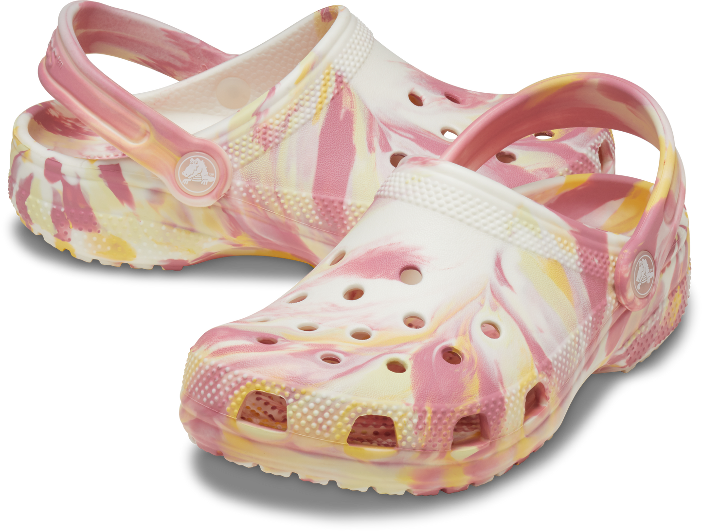 Crocs Classic Glow Marbled Clog Toddler Daylily/Multi