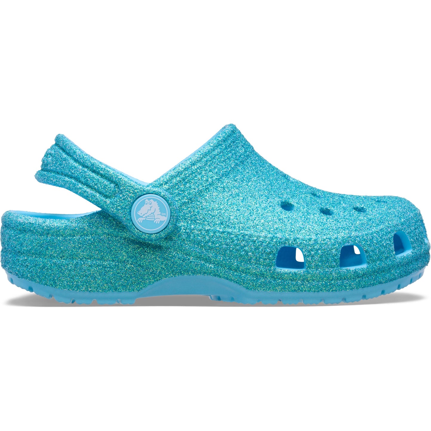 Crocs Classic Iridescent Glitter Clog Toddlers Tinted Glass