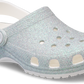 Crocs Classic Iridescent Glitter Clog Kids White