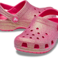 Crocs Classic Iridescent Glitter Clog Kids Dragon Fruit