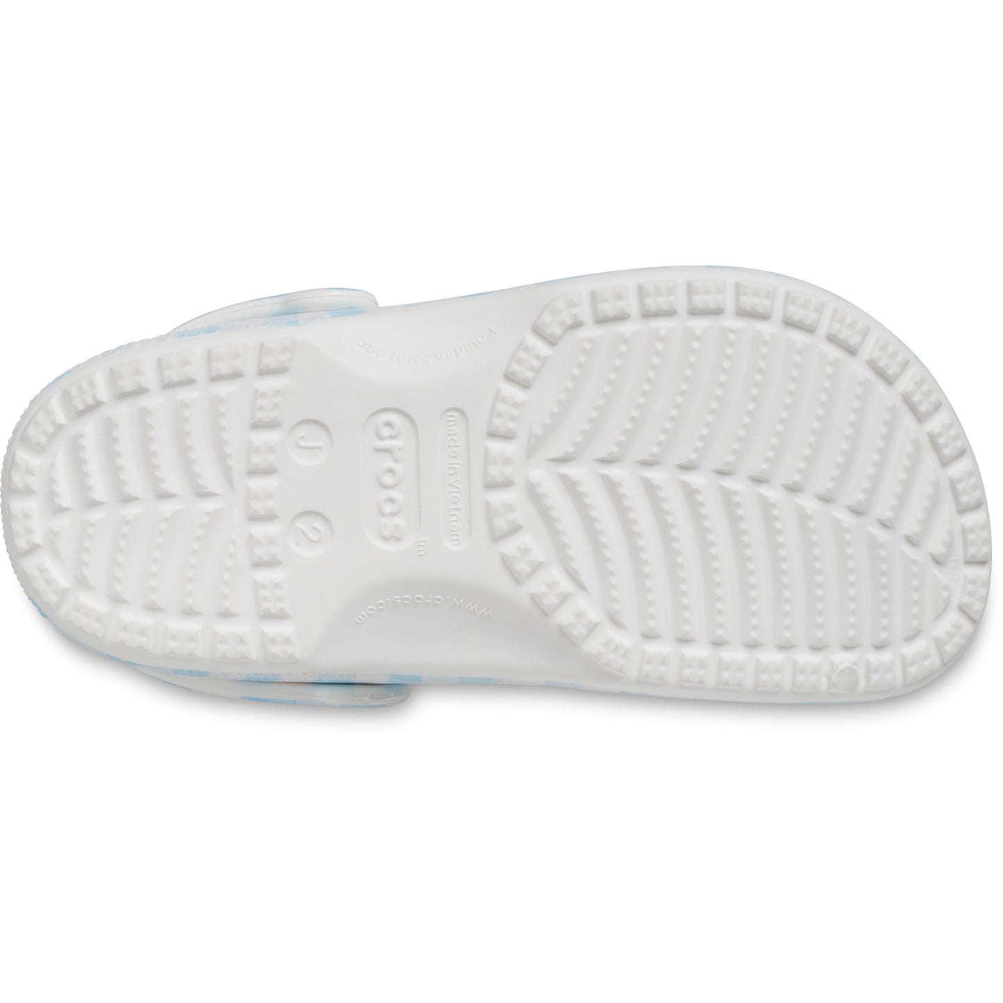 Crocs Classic Gingham Clog Kids/Youth White | Blue