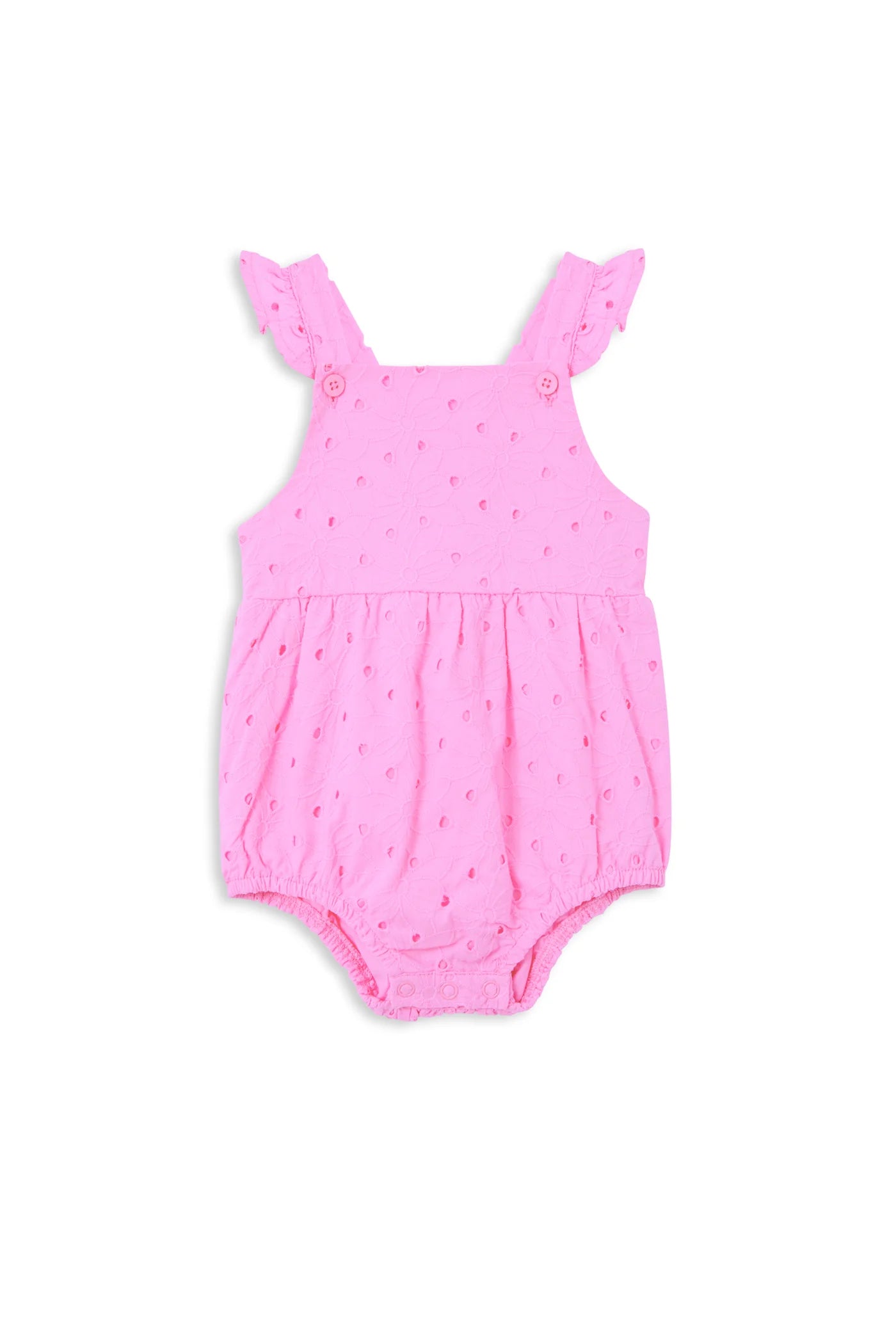 Milky Pink Broderie Playsuit