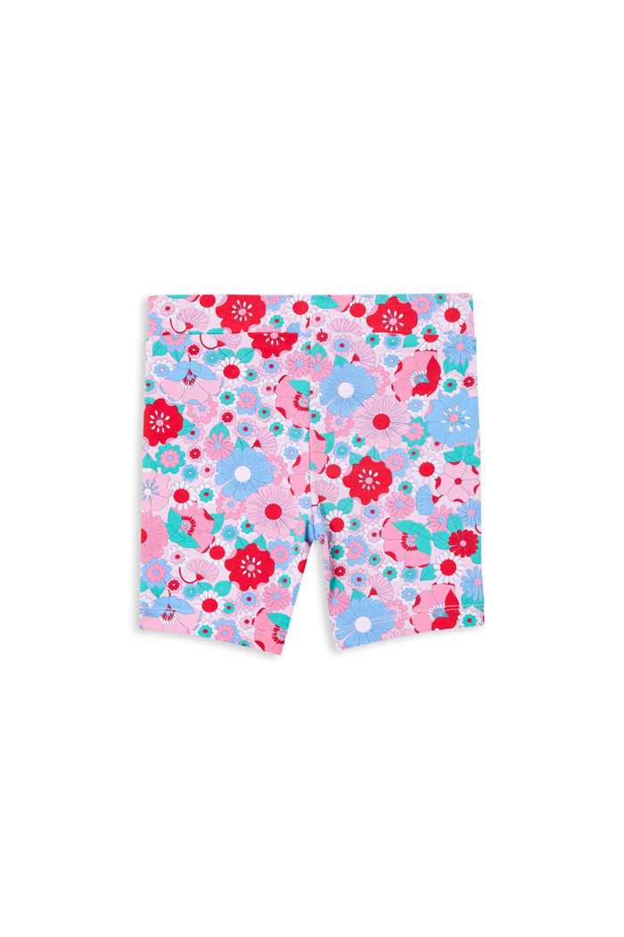 Milky Summer Blooms Bike Short