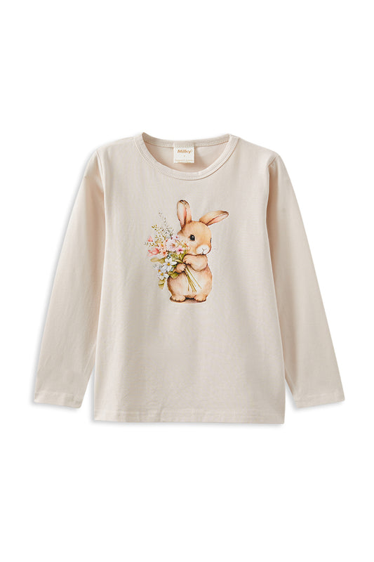 Milky Bunny Bouquet Tee