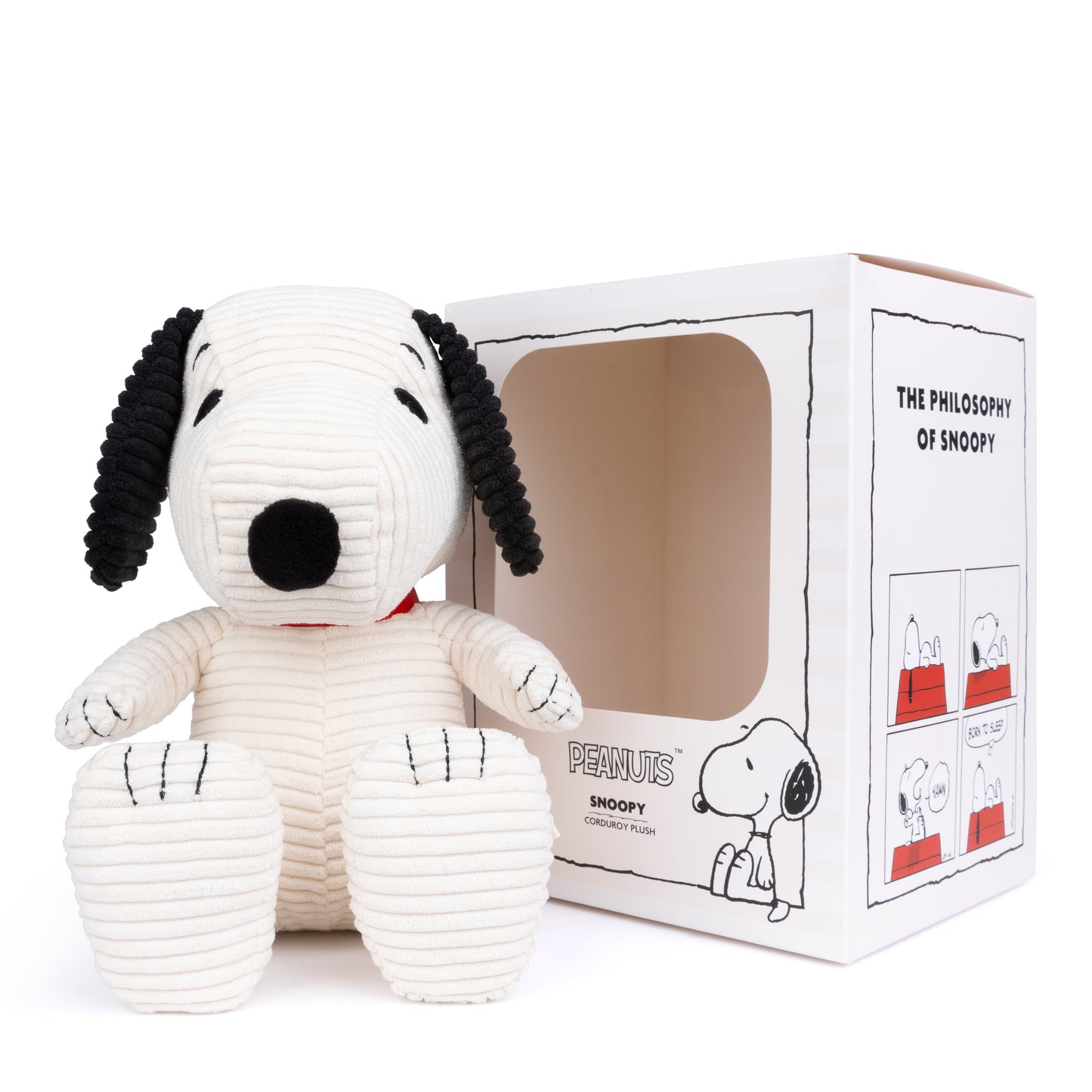 Bon Ton Toys Snoopy Eco Corduroy Cream in Giftbox 27cm