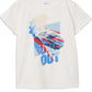 Milky Burn Out Tee