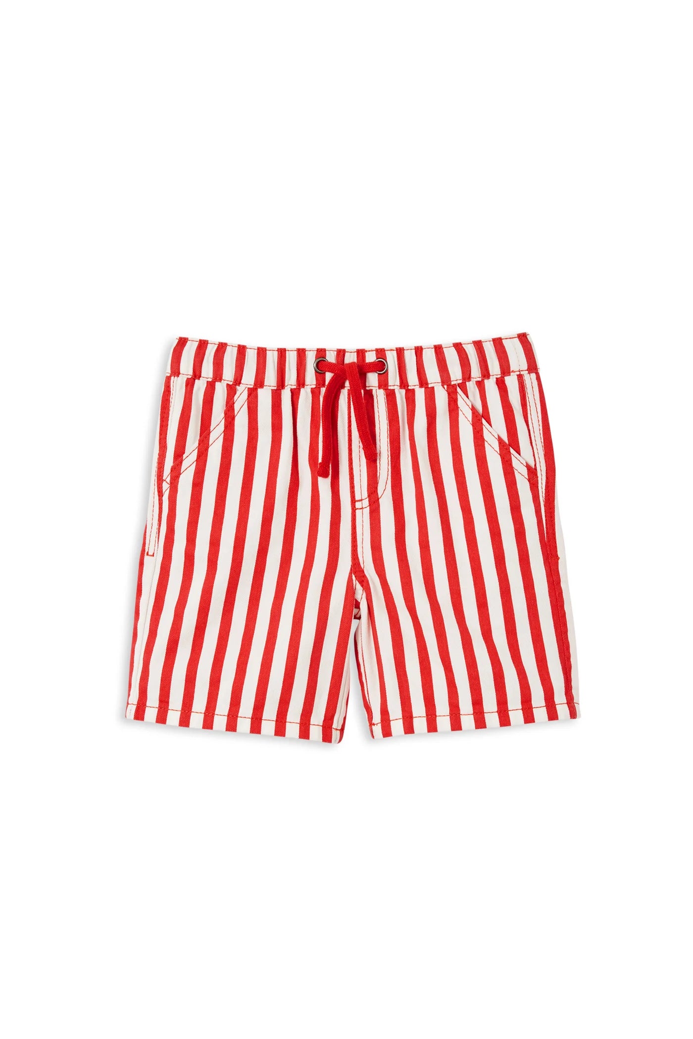 Milky Red Stripe Short