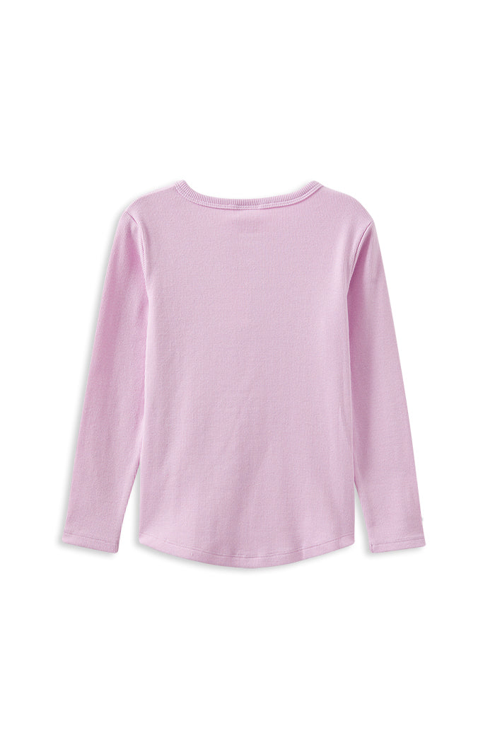 Milky Blush Henley Tee