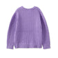 Milky Lilac Cable Knit Jumper