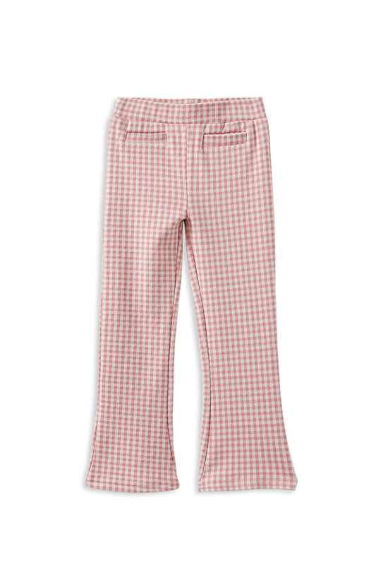 Milky Rose Check Pant