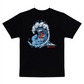 Santa Cruz Screaming Wave Front Tee Black