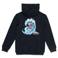 Santa Cruz Screaming Wave Strip Hoodie Black