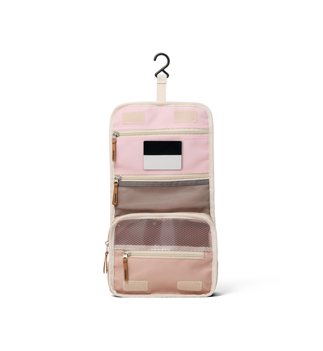 Crywolf Hanging Toiletry Bag Blush Colourblock