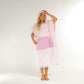 Hello Stranger Stranger Poncho Towel Pink