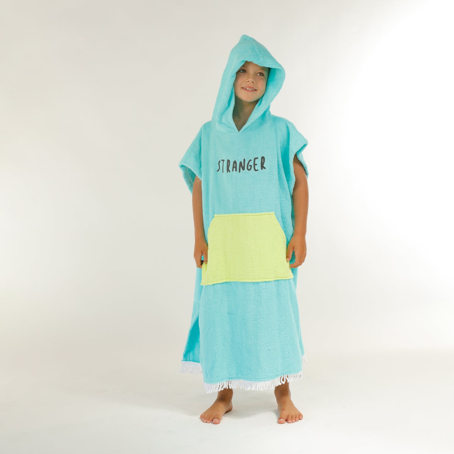 Hello Stranger Stranger Poncho Towel Turquoise