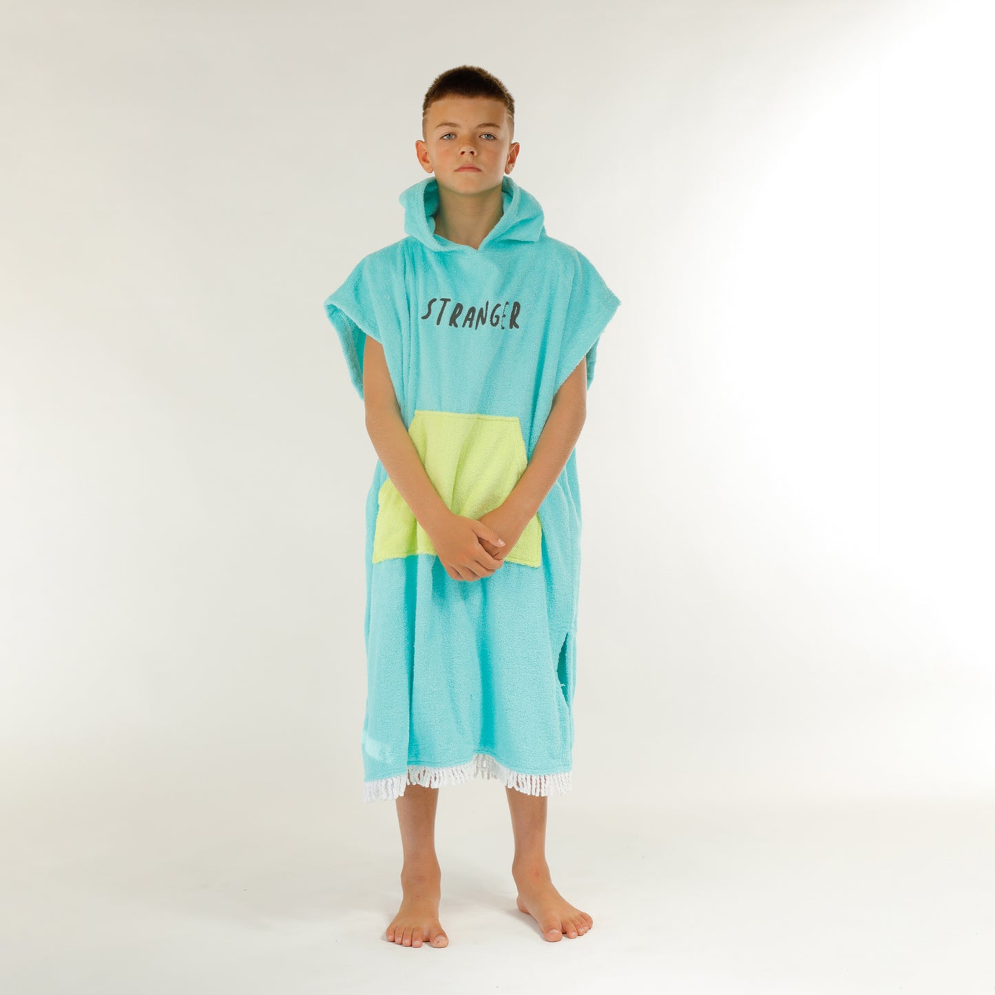 Hello Stranger Stranger Poncho Towel Turquoise