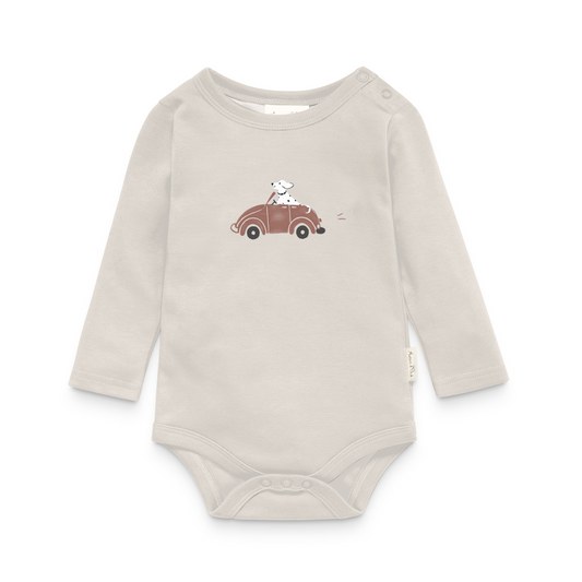 Aster & Oak Classic Car Print Onesie