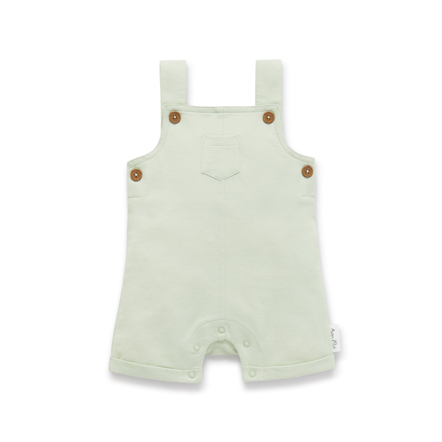 Aster & Oak Sage Chambray Overalls