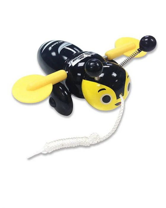 Buzzy Bee Wooden Pull Along Toy | All Blacks