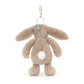 Jellycat Bashful Beige Bunny Bag Charm