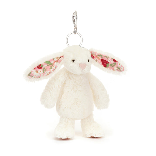 Jellycat Blossom Cream Bunny Berry Bag Charm