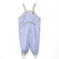 Crywolf Rain Overalls Floral Periwinkle