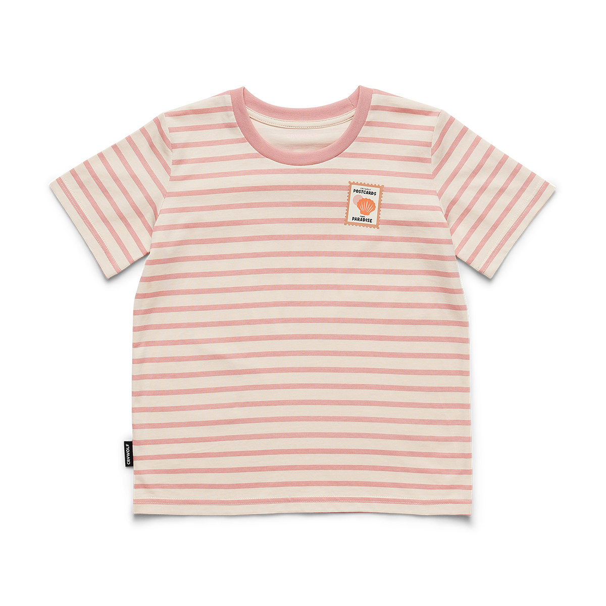 Crywolf Sun Smart T-Shirt Blush Stripe