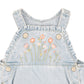 Minihaha Palm Cove Embroidered Bodysuit Light Blue