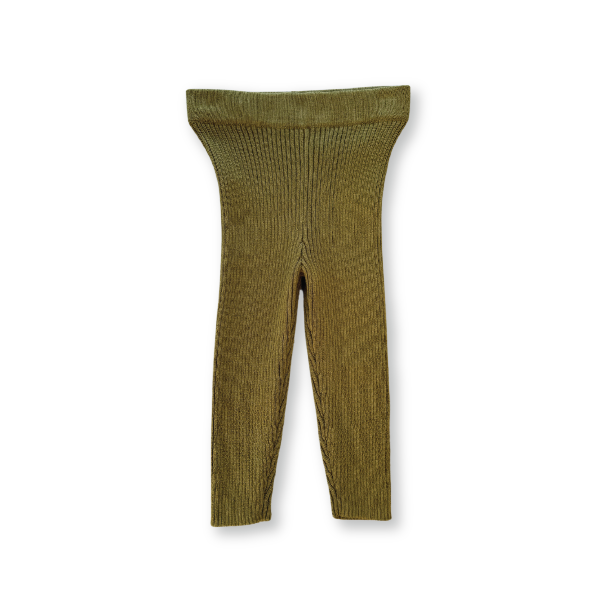 Grown Organic Ribbed Essential Leggings Herb