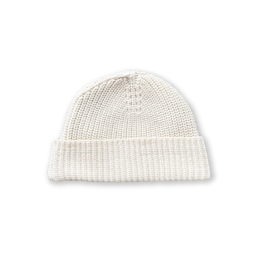 Grown Organic Ribbed Beanie Raw