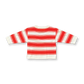 Grown Stripe Long Sleeve Tee Tomato