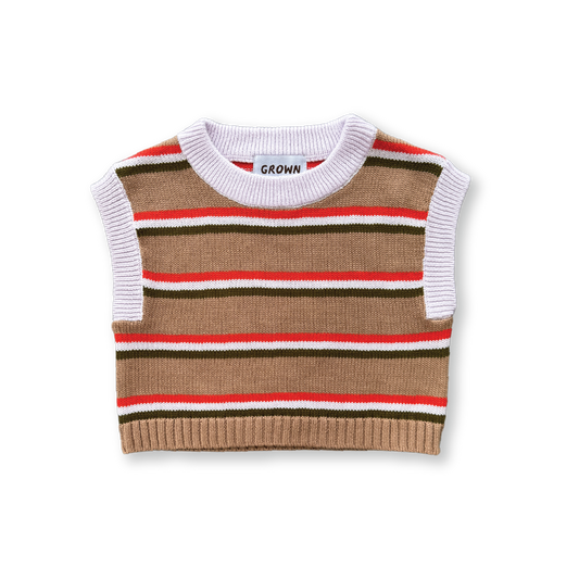 Grown Organic Striped Vest